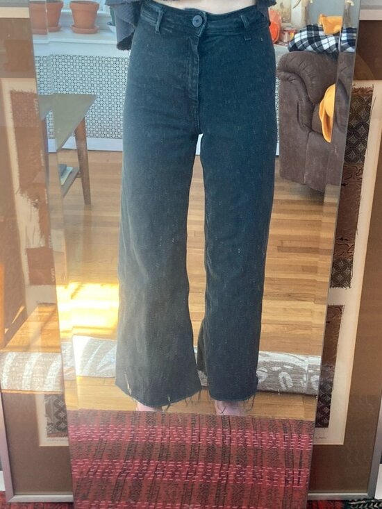 Zara Denim - Zara high-rise black jeans size 4